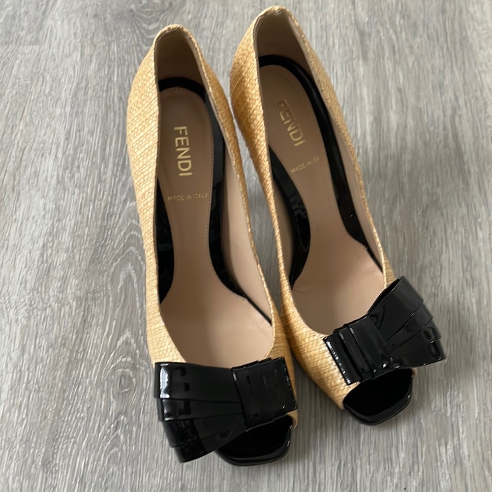 Authentic Fendi Heels with Bows